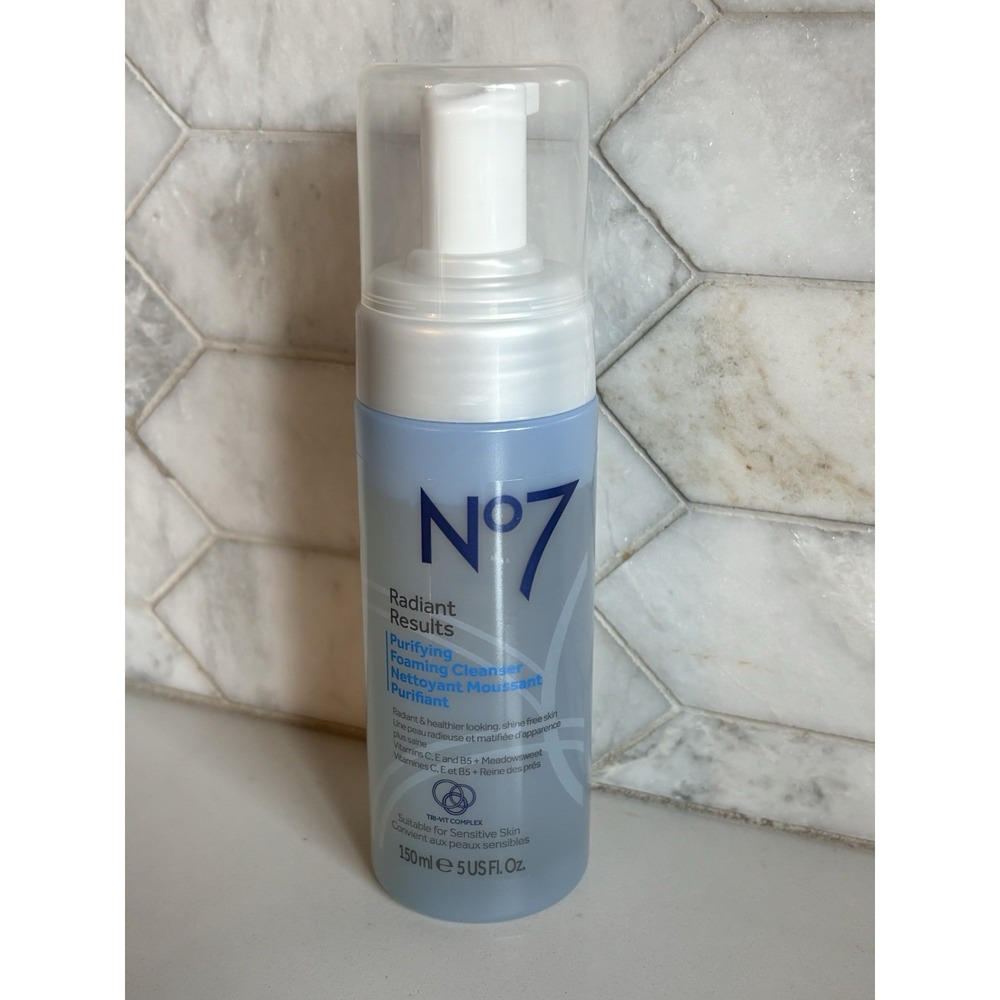 No7 Radiant Results Revitalizing Foaming Cleanser 5 oz - Discontinued